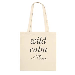 Wild Calm – Minimal Cotton Tote Bag